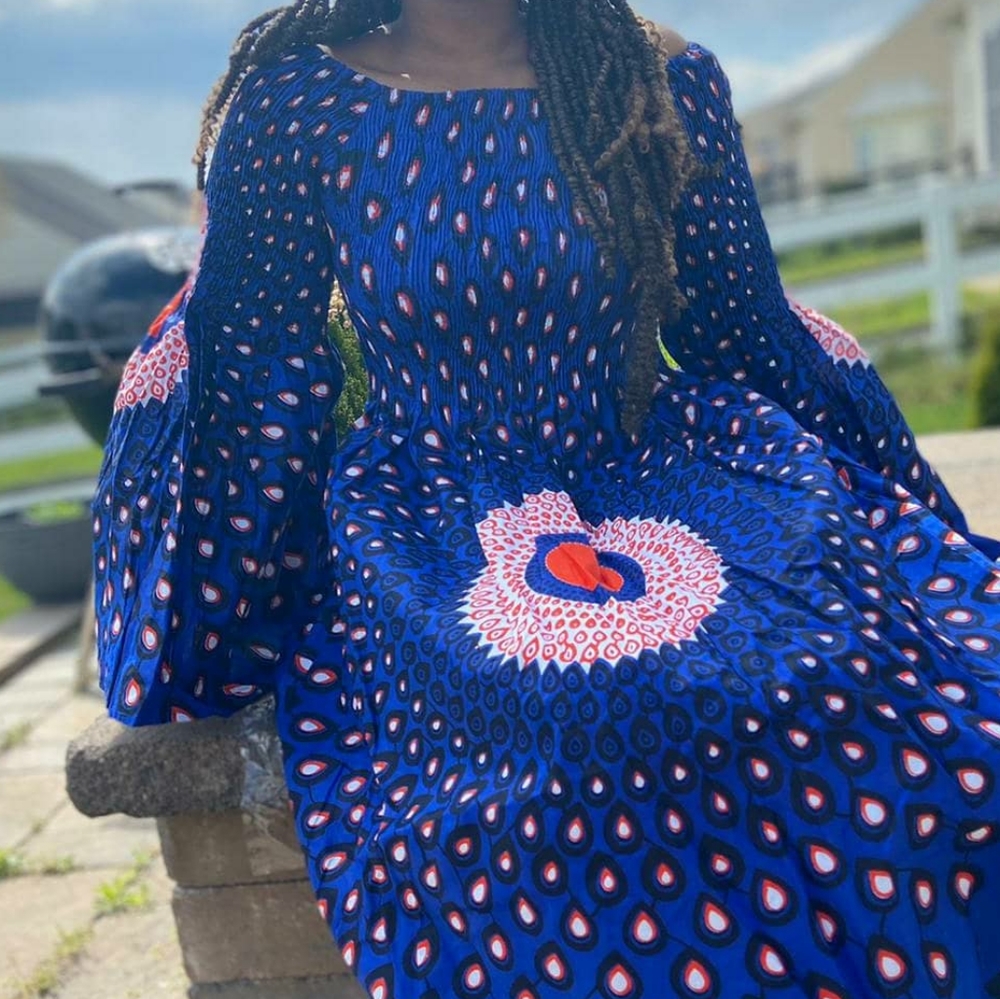 Maxi Ankara Dress African Fashion - Picture 2 of 6